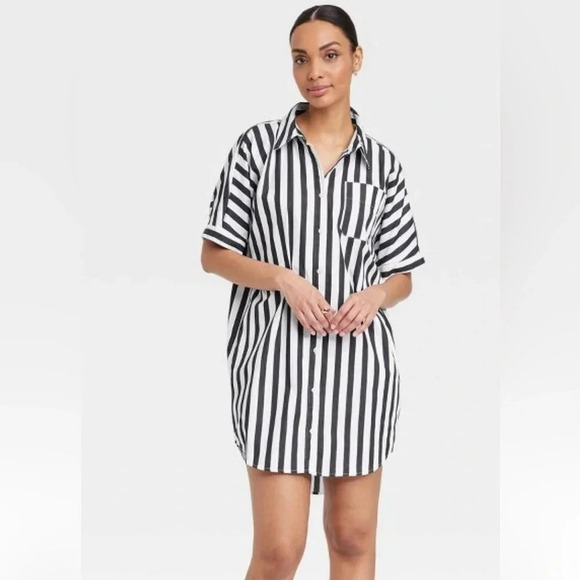 A New Day Nautical Shirt Dress size XL - Picture 1 of 4